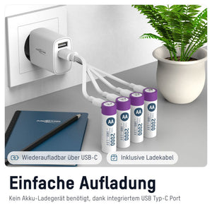 Ansmann AA 2000 Lithium-ion Rechargeable Battery