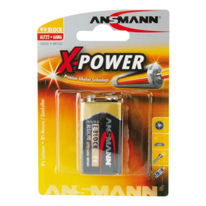 Ansmann 9V X-Power Premium Alkaline 1 pk Blister