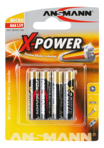 Ansmann AAA X-Power 4 pk Blister