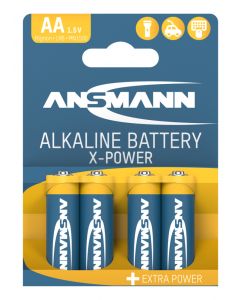 X-Power Alkaline Battery AA -4 pk