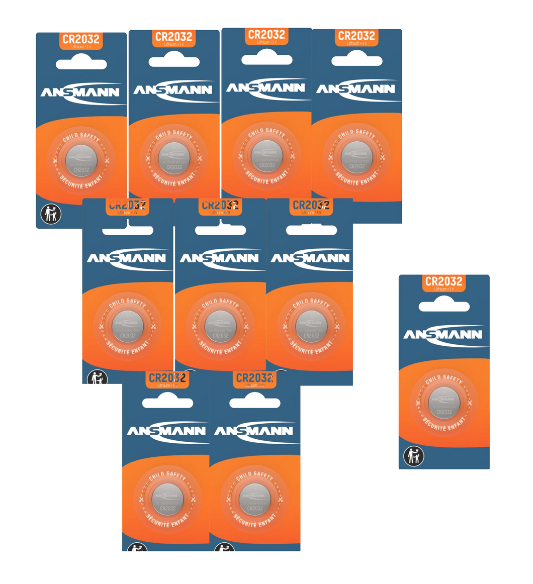 Ansmann CR2032 -  Lithium Coin cell 10-Pack