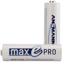 Ansmann Max E Pro High Recycle Low Discharge Rechargeable Battery 4pk