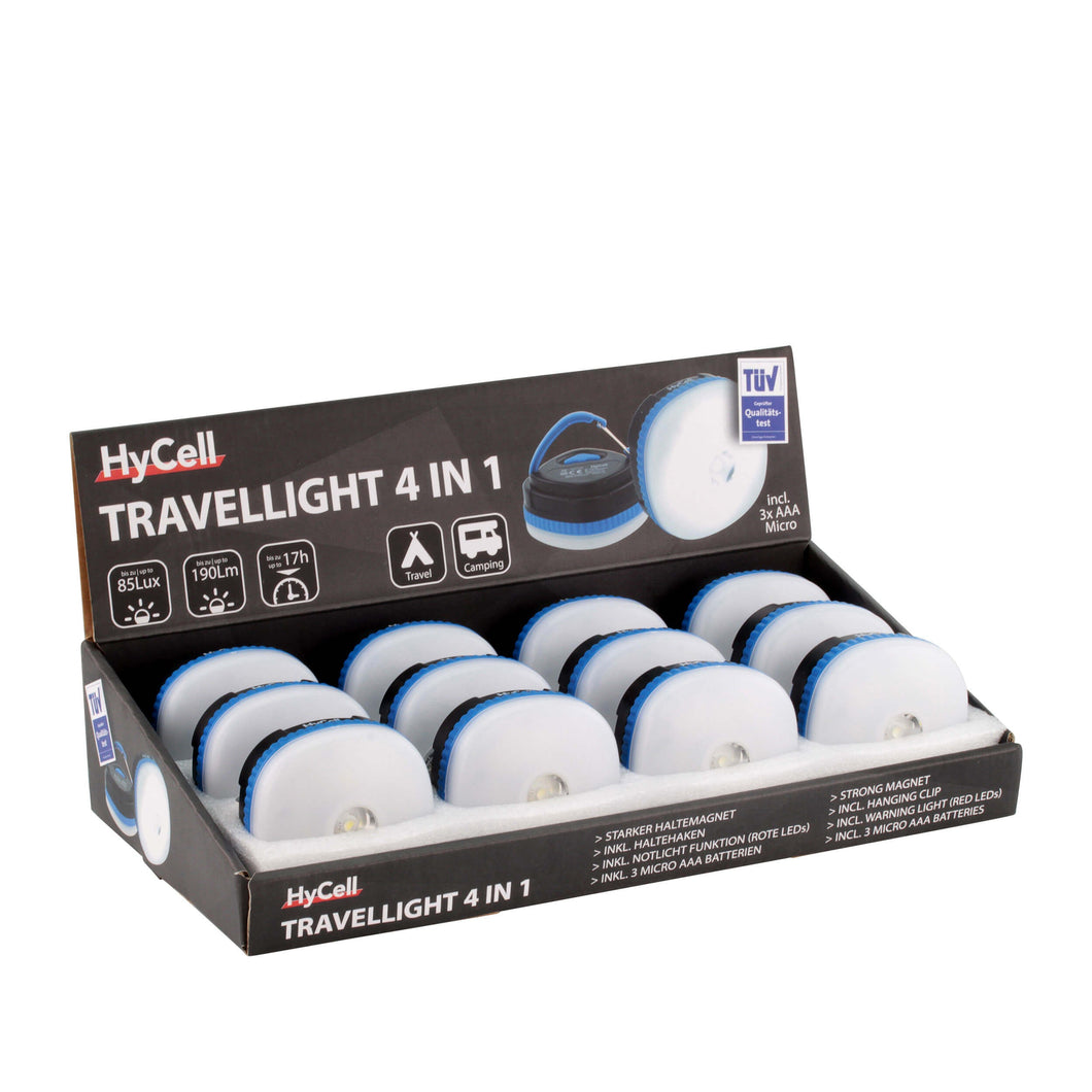 4 in 1 Travel Light 12 pc Display