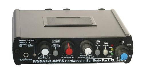 Fischer Amps Hard-wired In Ear Body Pack Headphone Amplifier XL 001130