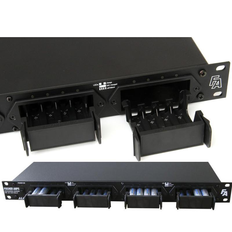 Fischer Amps Rack-mount Battery Charger for 16 AA or AAA Rechargeable Batteries ALC 161