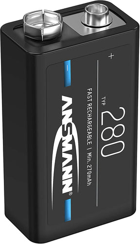 Ansmann 280+ 9V Rechargeable Battery